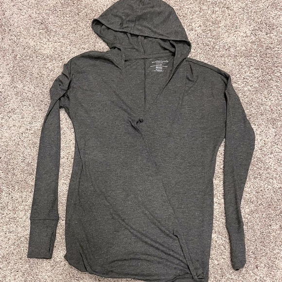 Motherhood Maternity Tops - Motherhood maternity Nursing lightweight ribbed hoodie, Small